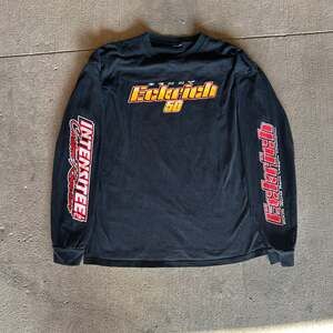Vintage Denny Eckrich #50 Black Racing Long Sleeve Shirt